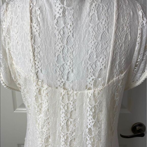 ONE WORLD Misses Medium Lacey Top NWT - Picture 5 of 7